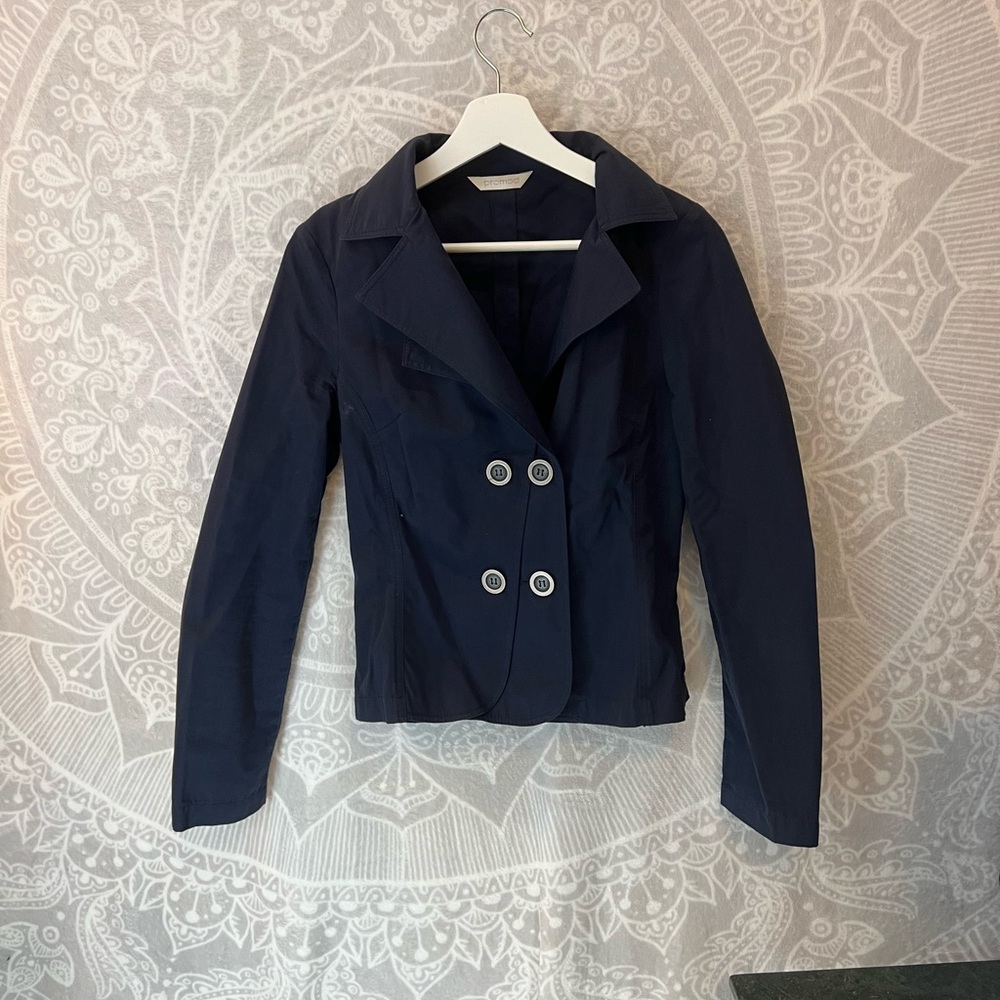 S/M BLAZER NAVY BLUE SMALL SUPER CUTE PROMOD